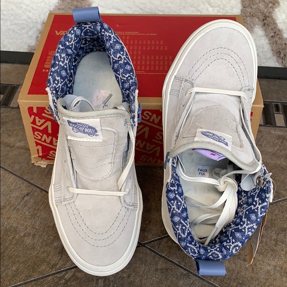 VANS SK8-Hi Mte Grey Violet/BlcDBlc WMNS - Picture 11 of 16